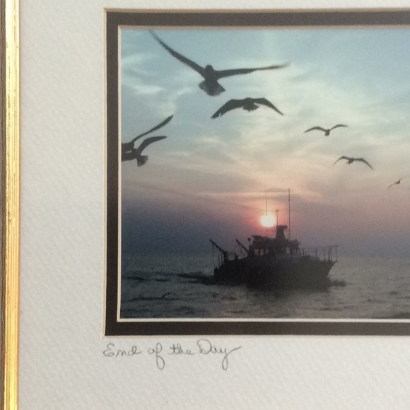 End of the day framed photo signed - Picture 4 of 7